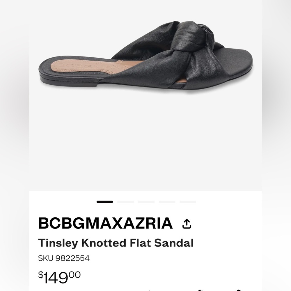 BCBG Tinsley knotted sandal